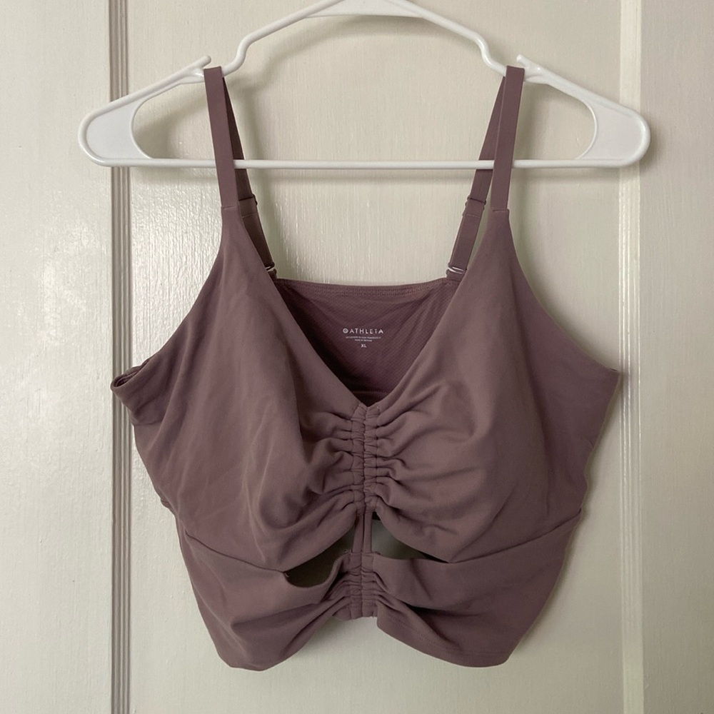Athleta Cinch Longline Bra D-DD Size XL